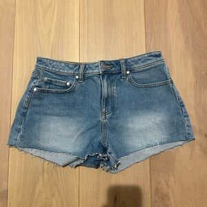 NWT PINK Jean denim shorts